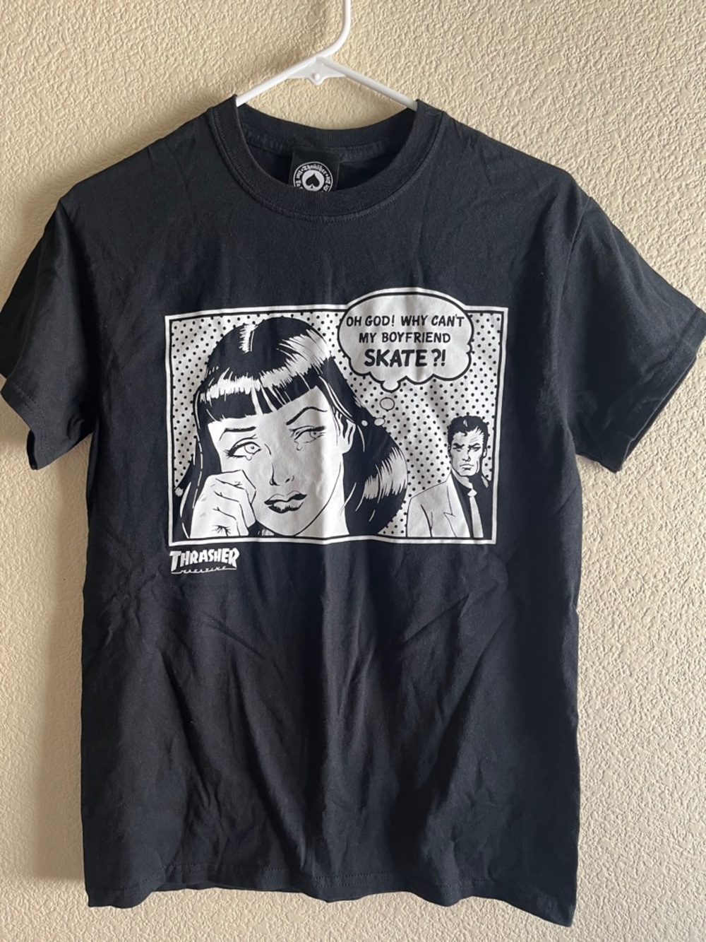 Thrasher Black & White Comic Panel Tee